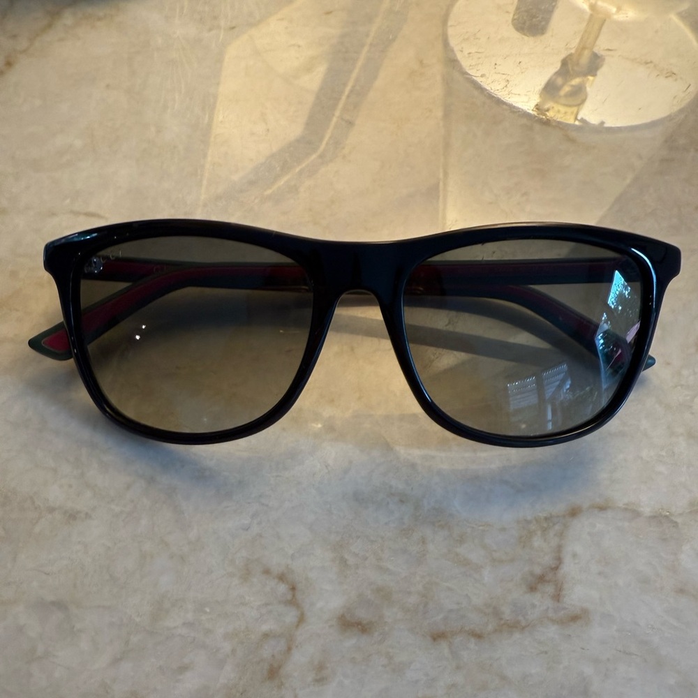 Gucci Red and Green Sunglasses